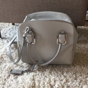 Light grey Nine West cross body or shoulder bag